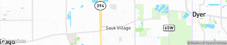 Sauk Village - map