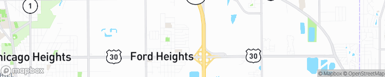 Ford Heights - map