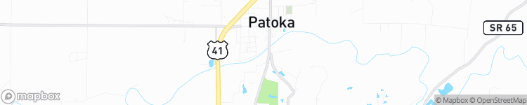 Patoka - map