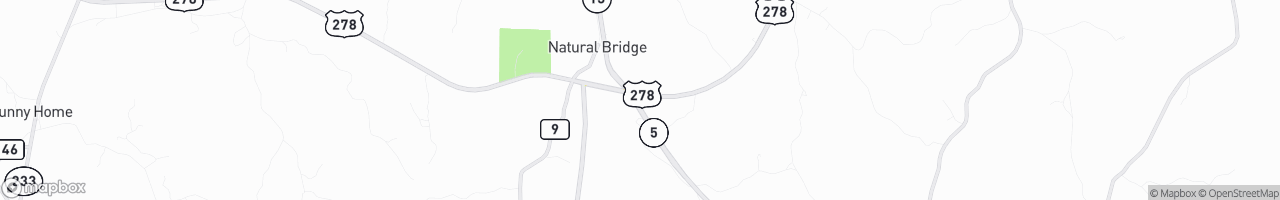 Natural Bridge Shell - map