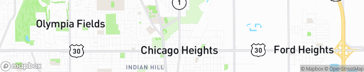 Chicago Heights - map