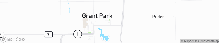 Grant Park - map