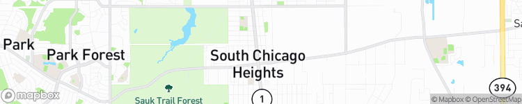 South Chicago Heights - map