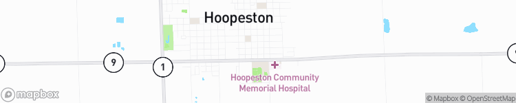 Hoopeston - map