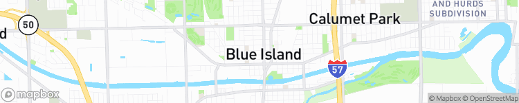 Blue Island - map