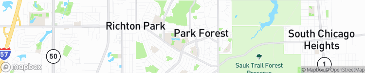 Park Forest - map
