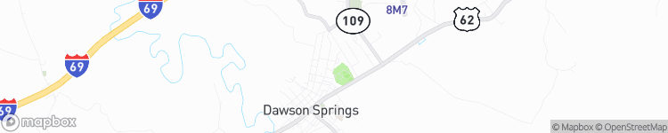 Dawson Springs - map