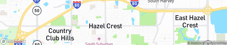Hazel Crest - map