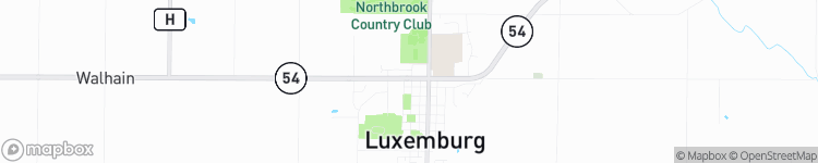 Luxemburg - map