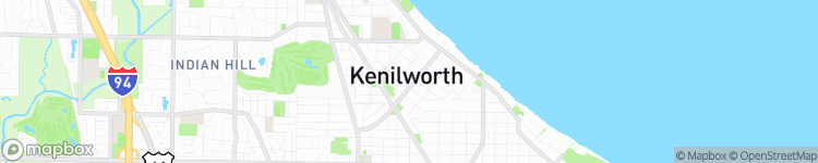 Kenilworth - map