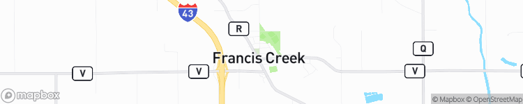 Francis Creek - map