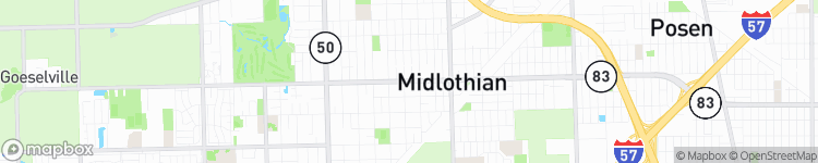 Midlothian - map