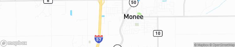 Monee - map