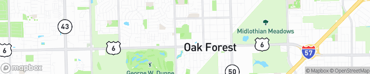 Oak Forest - map