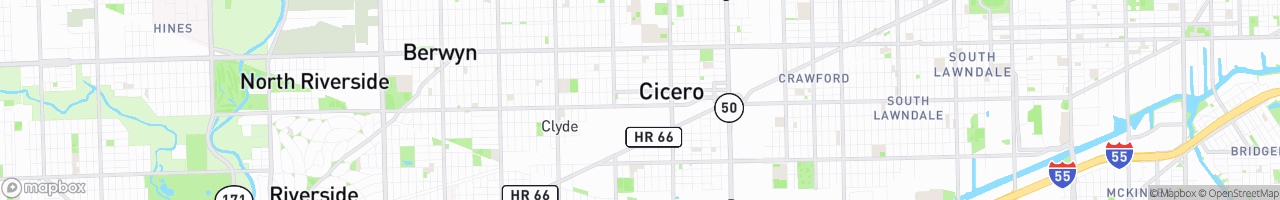 Cicero - map