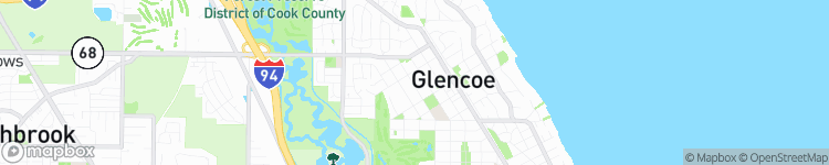 Glencoe - map