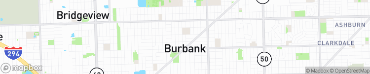 Burbank - map