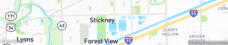 Stickney - map