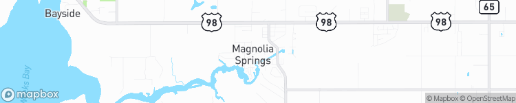 Magnolia Springs - map