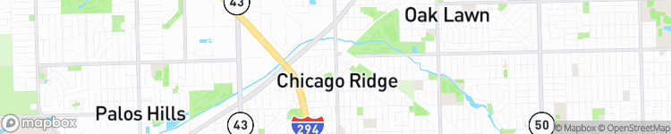 Chicago Ridge - map