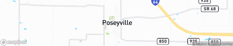 Poseyville - map