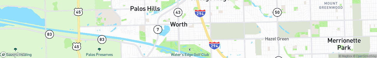 Worth - map