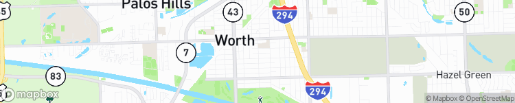 Worth - map