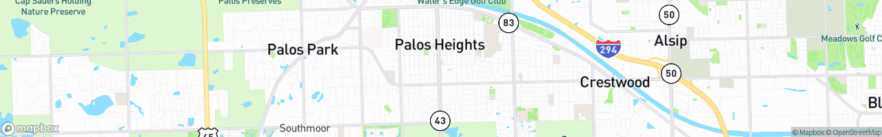 Palos Heights - map