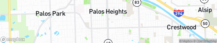 Palos Heights - map