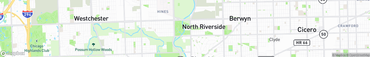 North Riverside - map