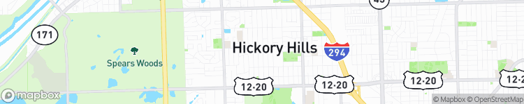 Hickory Hills - map