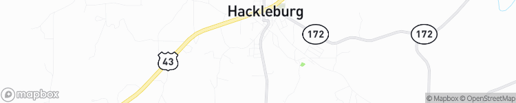 Hackleburg - map