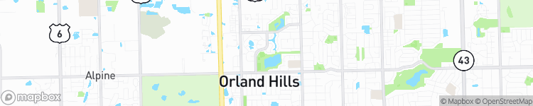 Orland Hills - map