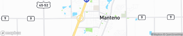 Manteno - map