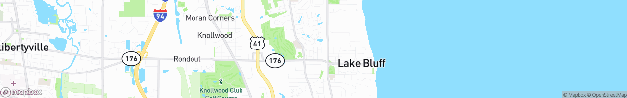 Lake Bluff - map