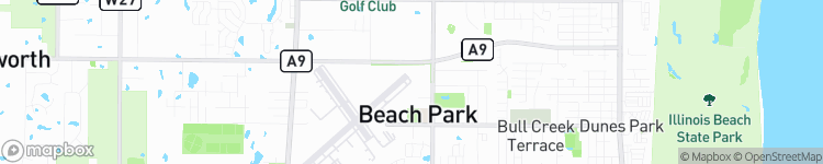 Beach Park - map