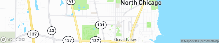 North Chicago - map