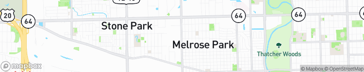 Melrose Park - map