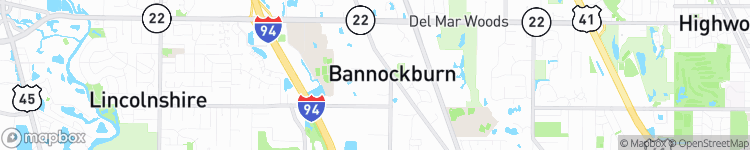 Bannockburn - map