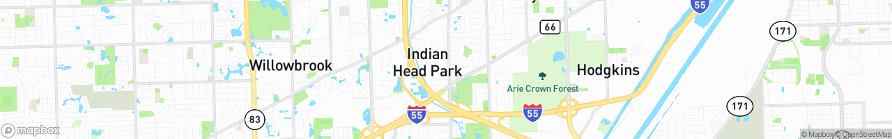 Indian Head Park - map