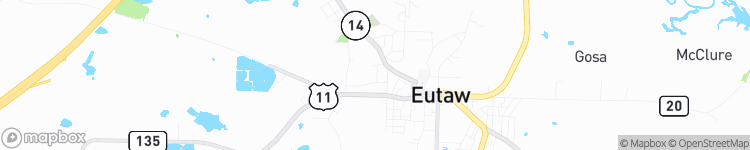 Eutaw - map