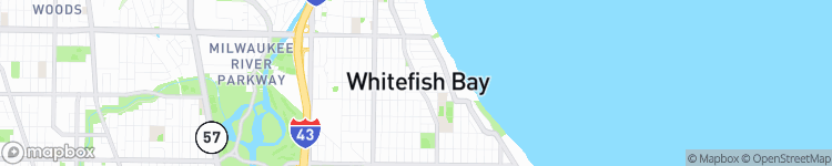 Whitefish Bay - map