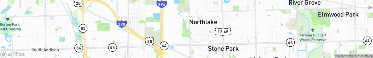 Northlake - map