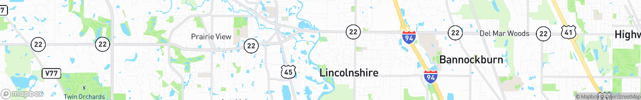 Lincolnshire - map