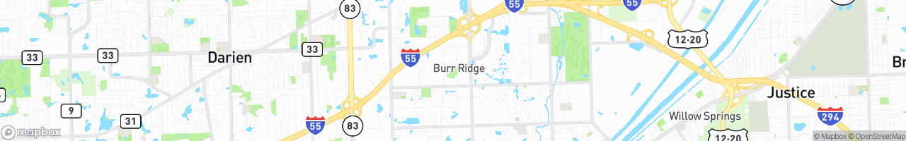 Burr Ridge - map