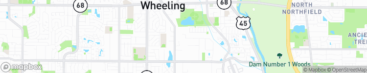 Wheeling - map