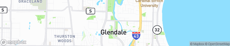 Glendale - map