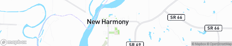 New Harmony - map