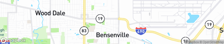 Bensenville - map
