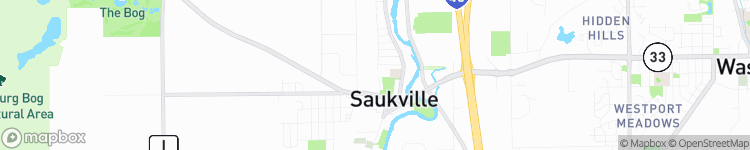 Saukville - map